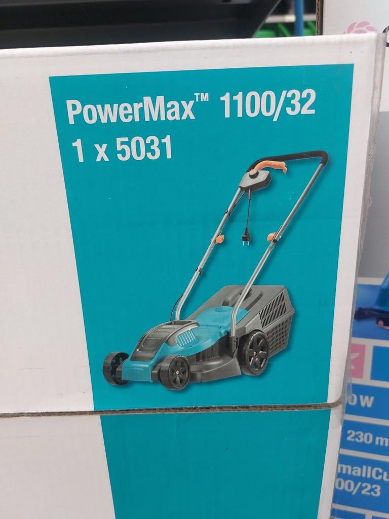 Gardena PowerMax 1100/32 Elektrische Grasmaaier, Cirkelmaaier, Elektrische grasmaaier, Ophalen of Verzenden, Zo goed als nieuw