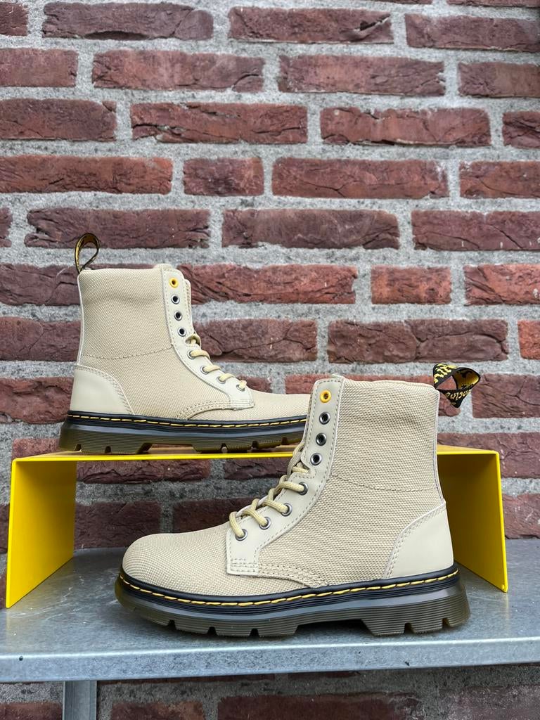 Dr. Martens Combs J pale olive maat 31 en 34, Dr. Martens, -, Jongen of Meisje, -