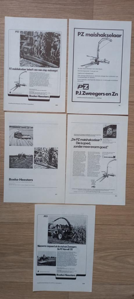 PZ 1: PZ mais hakselaars advertenties, Ophalen of Verzenden