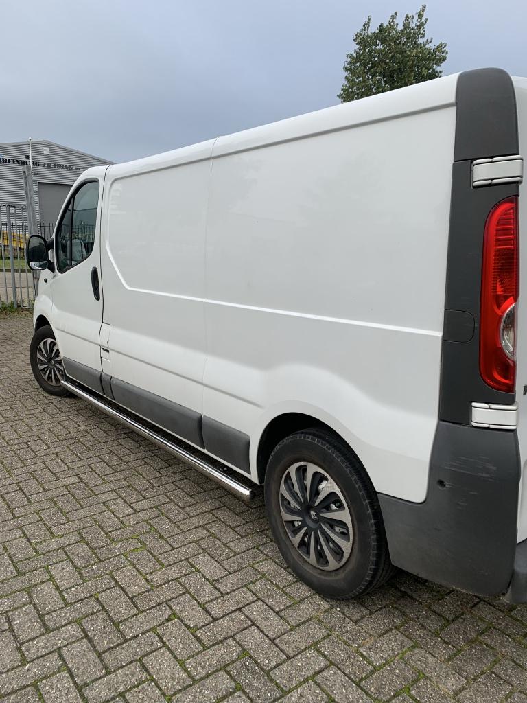 Renault Trafic Sidebars Sidesteps Treeplanken RVS Rond, Auto diversen, Tuning en Styling, Niet ingevuld, Niet ingevuld, Niet ingevuld