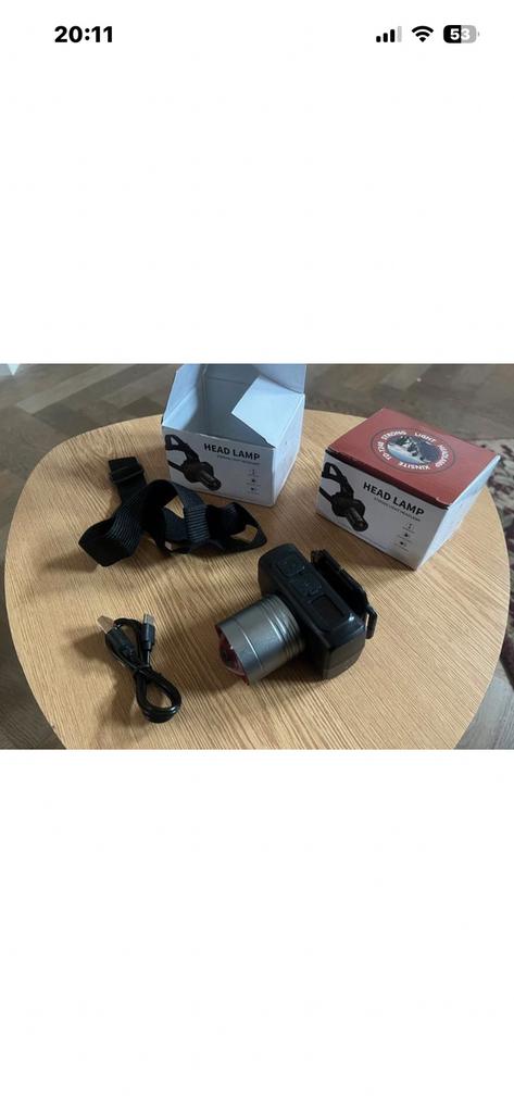 Te koop Hoofdlamp nieuw, Ophalen of Verzenden, Zo goed als nieuw, Overige merken