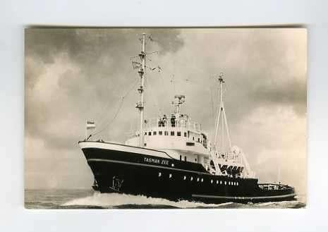 scheepvaart-foto/kaart-SMIT.INT-MAASSLUIS-tasman zee, Ophalen of Verzenden, 1940 tot 1960, Gelderland