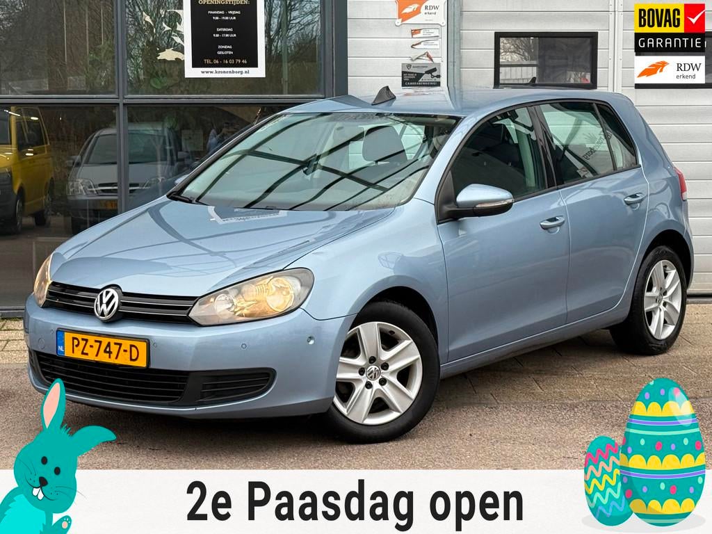 Volkswagen Golf 1.4 TSI Automaat, NAP, CRUISECR, Euro 5, Stof, Gebruikt, Zwart