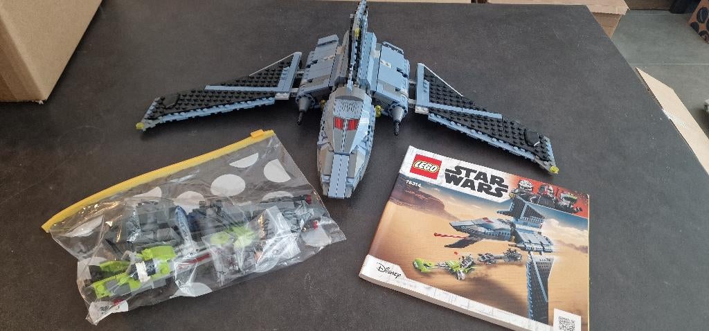 Lego 75314 The Bad Batch Attack Shuttle met 1 figuur, Star Wars, Lego, Ophalen of Verzenden, Zo goed als nieuw