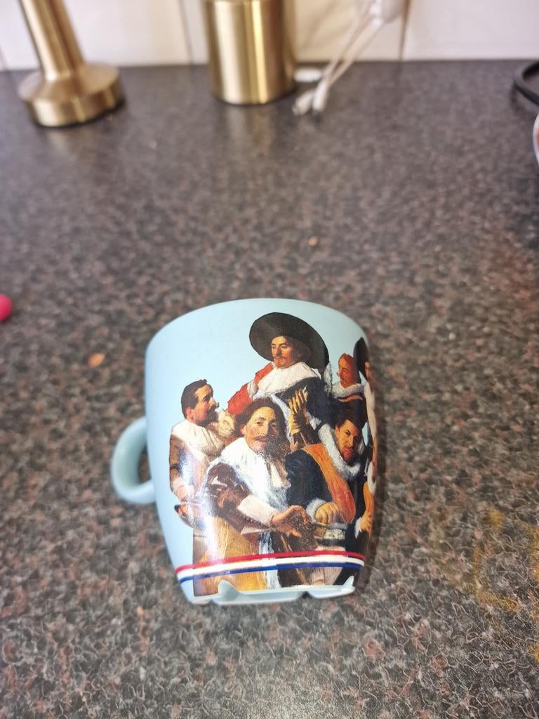 Nawacht beckers te koop, Minder dan 50 cm, Ophalen of Verzenden, Zo goed als nieuw, Schilderij