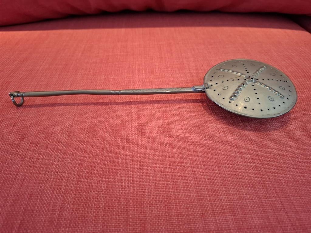 geel koperen bedpan, Antiek en Kunst, Ophalen of Verzenden, Koper