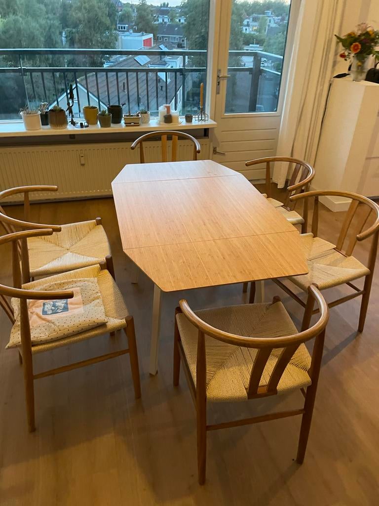 IKEA PS 2012 inklapbare tafel, Huis en Inrichting, Tafels | Eettafels, Gebruikt, 50 tot 100 cm, 100 tot 150 cm, Vier personen