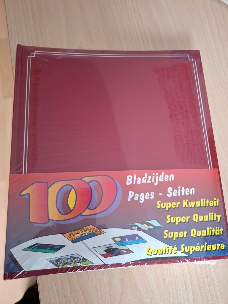 Nieuw Henzo Fotoalbum Rood 100 Pagina's 280x305mm, Ophalen of Verzenden, Nieuw, Fotoalbum