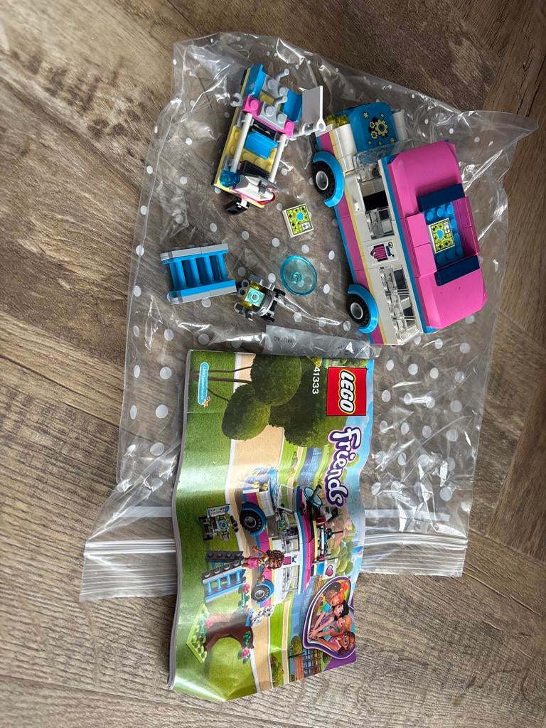 Lego Friends 41333 Mia's Campervan met instructies, Kinderen en Baby's, Speelgoed | Duplo en Lego, Gebruikt, Lego, Complete set
