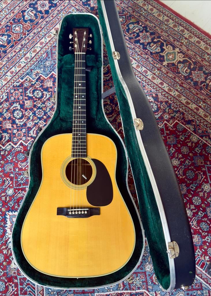 Martin Custom Shop D-28 Madagascar/Adirondack (2023) + K&K, Ophalen, Zo goed als nieuw, Western- of Steelstringgitaar, Met (piezo-)element