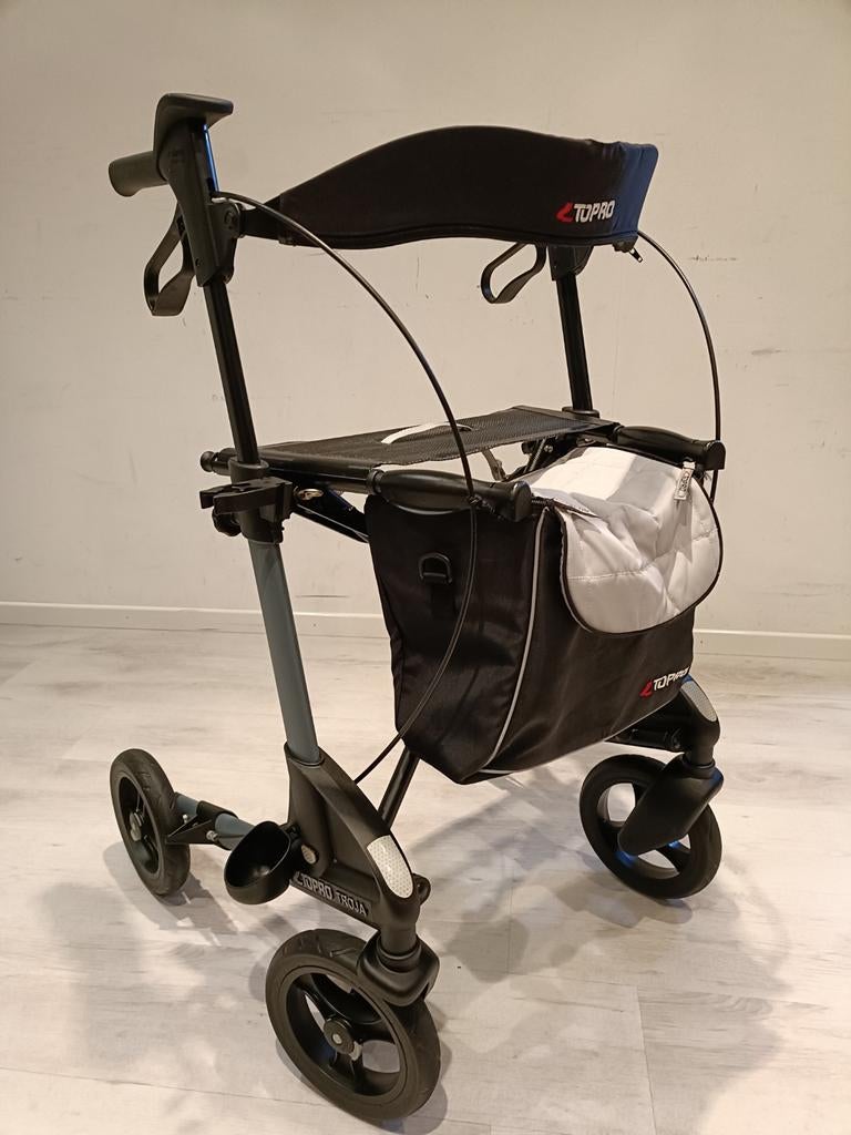 Te huur Topro Troja 2G M lichtgewicht rollator €9,50,- p.w., Info@topromobility.com, TOPRO Industri AS, Ophalen of Verzenden, Zo goed als nieuw