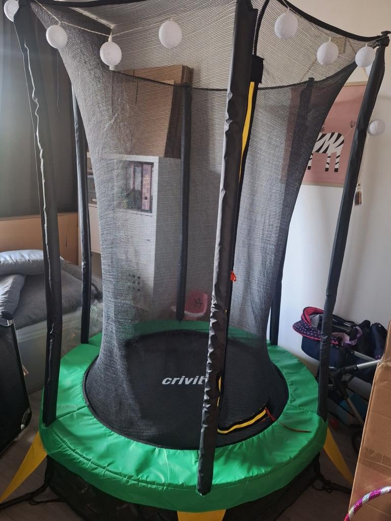 Crivit trampoline met net - Zo goed als nieuw, Ophalen, Zo goed als nieuw