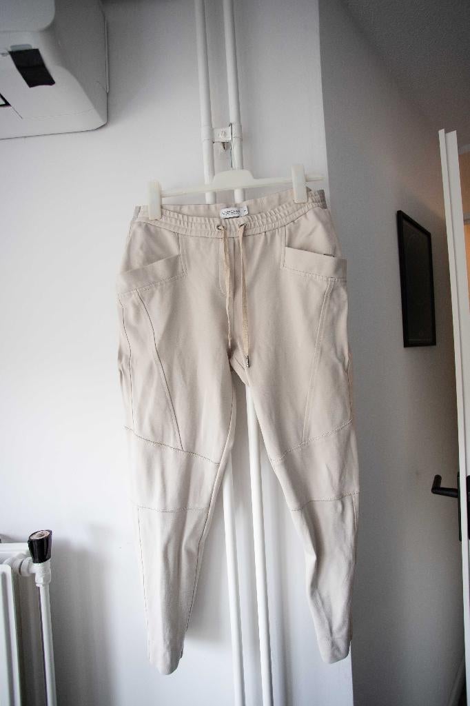 Beige broek enkellengte Summum maat 44, Summum, Beige, Maat 42/44 (L), Ophalen of Verzenden