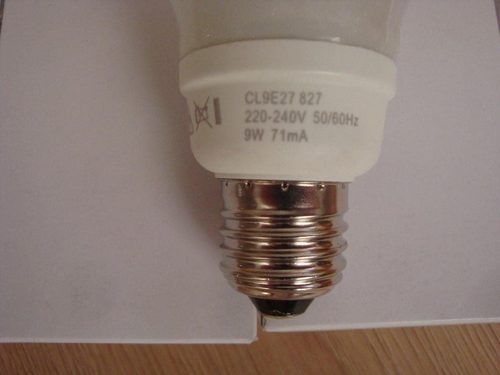 Lampen spaarlampen 9W grote fitting E27 nieuw in verpakking, Ophalen of Verzenden, Nieuw, E27 (groot), Overige typen