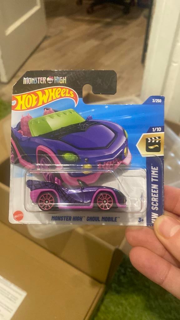Hot Wheels Monster High Ghoul Mobile HW SCREENTIME, Ophalen of Verzenden, Nieuw