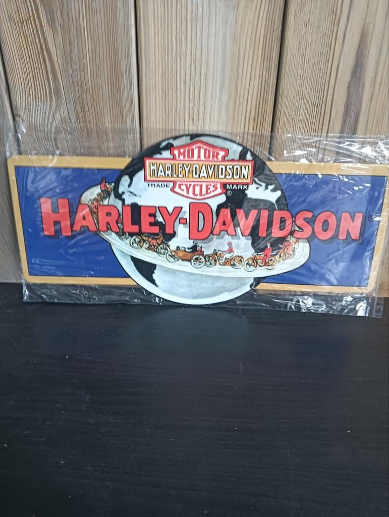 Reclame bord van Harley Davidson, Verzamelen, Ophalen, Nieuw, Reclamebord