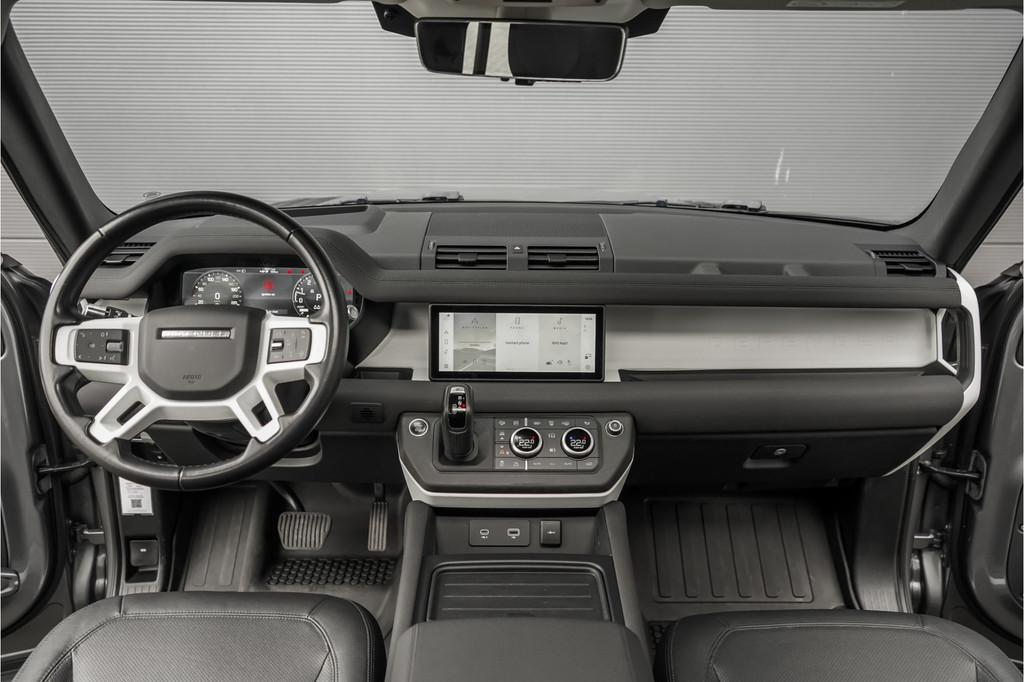 Land Rover Defender 110 2.0 P400e Pano HUD ACC Stuur & Stoel, 404 pk, Gebruikt, 4 cilinders, 3000 kg