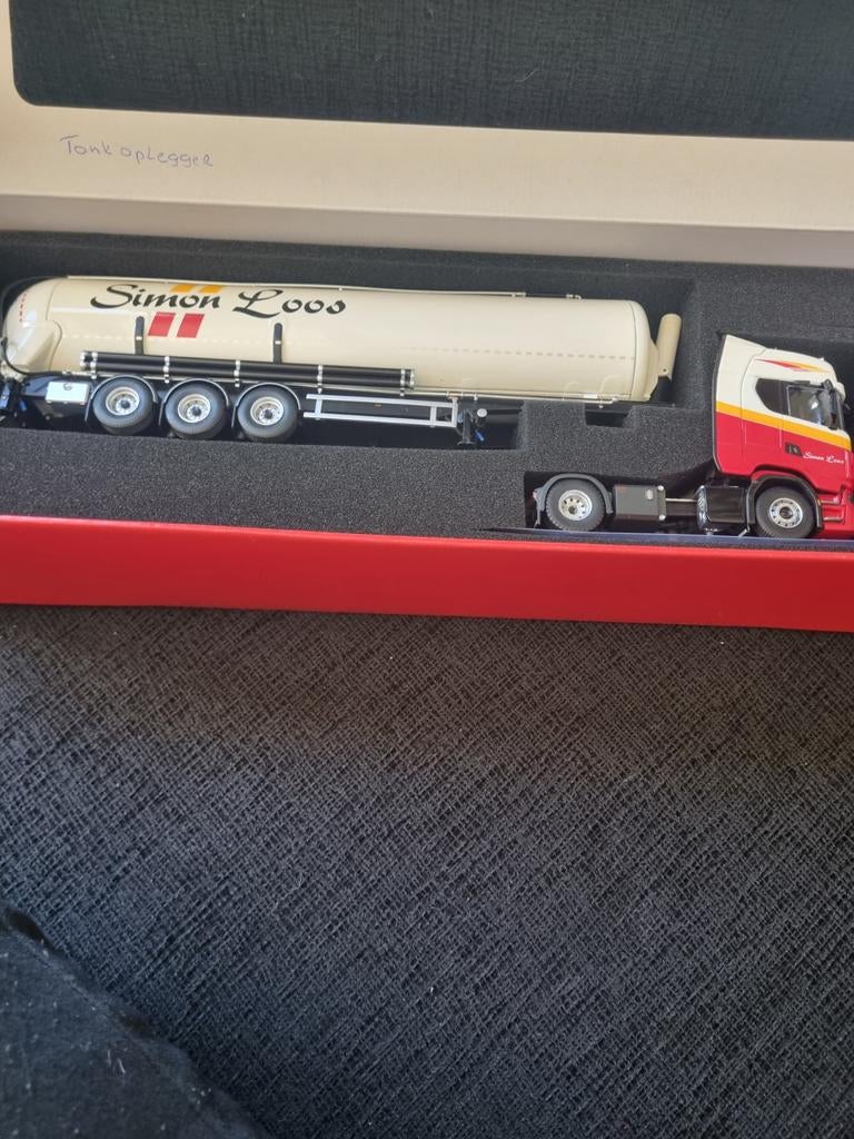 Model vrachtwagen Simon Loos met tankoplegger, Ophalen of Verzenden