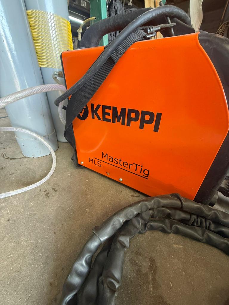 Kemppi MasterTig MLS lasapparaat, Doe-het-zelf en Verbouw, Gereedschap | Lasapparaten, Ophalen, Gebruikt, 150 tot 250 ampère, Tig