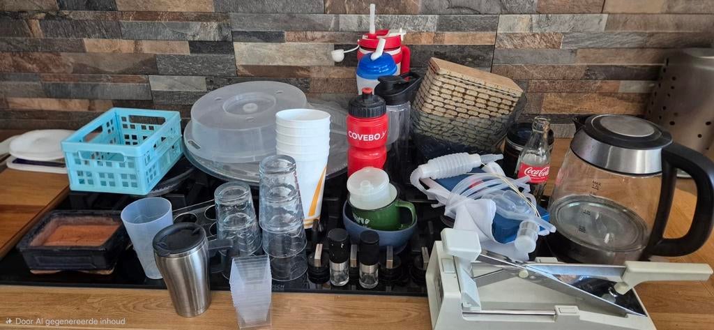 Keukenkast opruiming, Ophalen