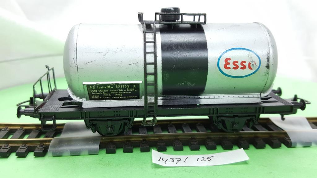 Lima HO 2711 FS Esso ketel wagon 1972, Gebruikt, Gelijkstroom, Wagon, Ophalen of Verzenden