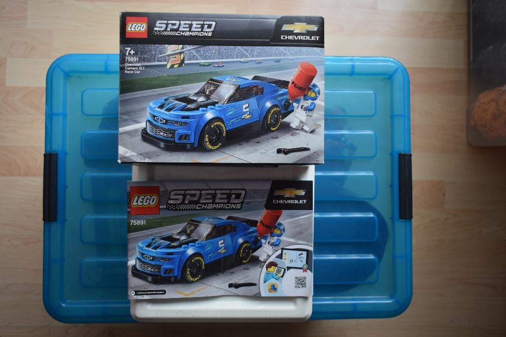 Lego 75891 Speed Champions Chevrolet Camaro ZL1 racewagen, Lego, Ophalen of Verzenden, Zo goed als nieuw, Compleet