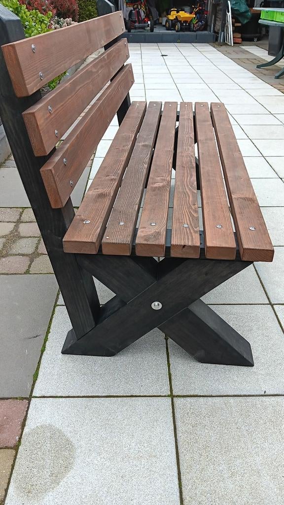 Tuinbank nieuw, Tuin en Terras, Ophalen, Nieuw, Rechthoekig, Hout