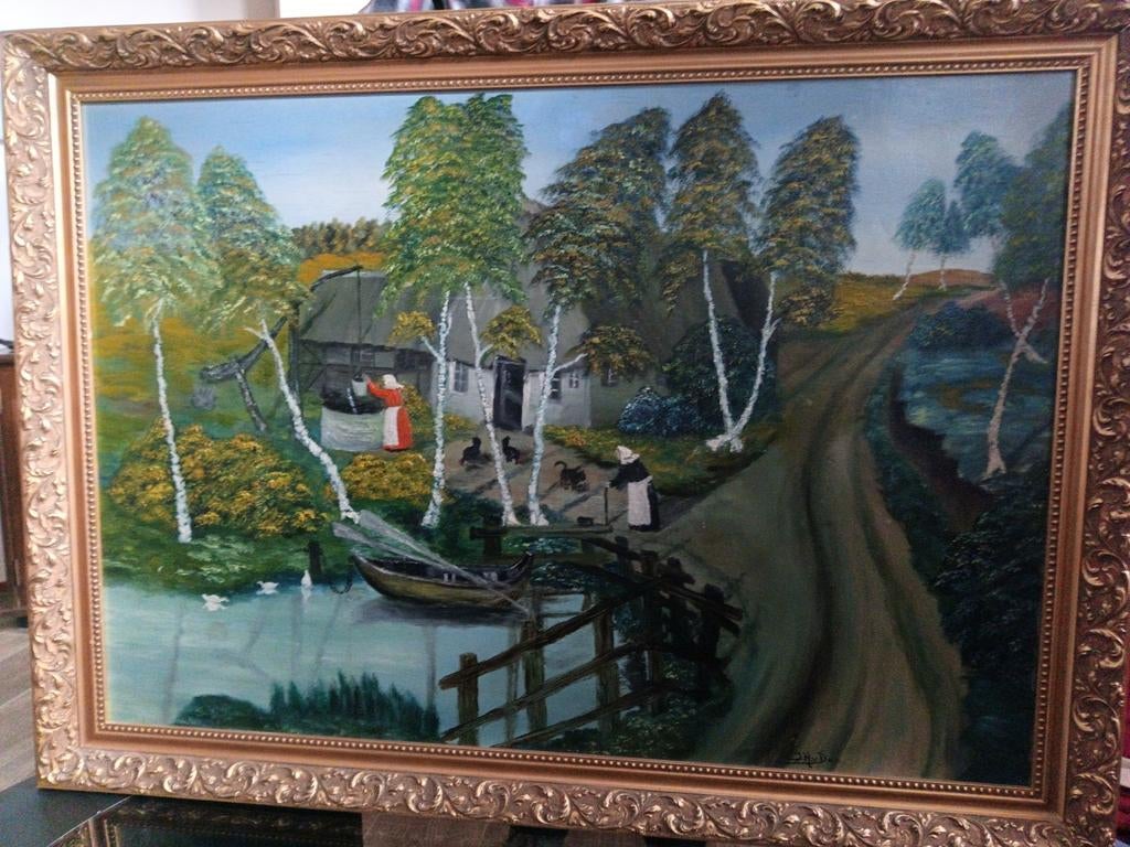 Schilderij van JHVDam, Ophalen