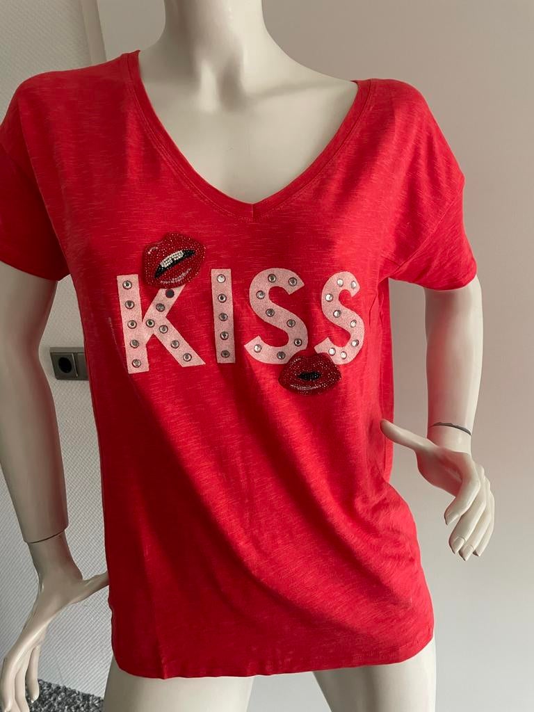 River woods shirt met steentjes maat m, Kleding | Dames, Maat 38/40 (M), ., Ophalen of Verzenden, Zo goed als nieuw