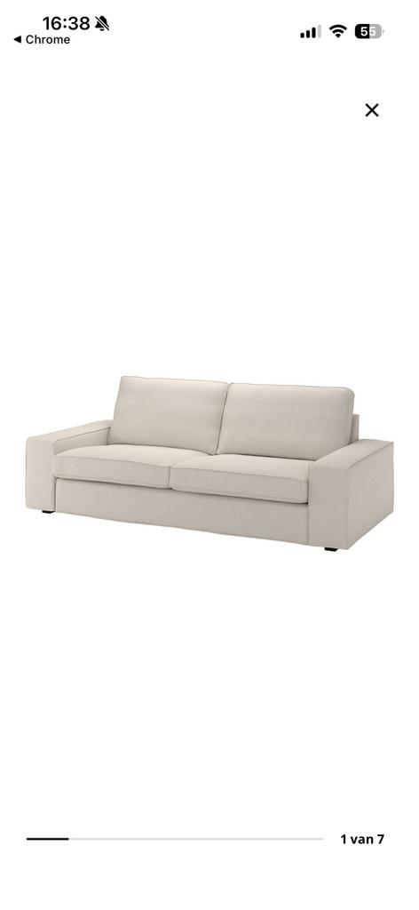 Kivik 3-zitbanks, Ophalen of Verzenden, Gebruikt, 75 tot 100 cm