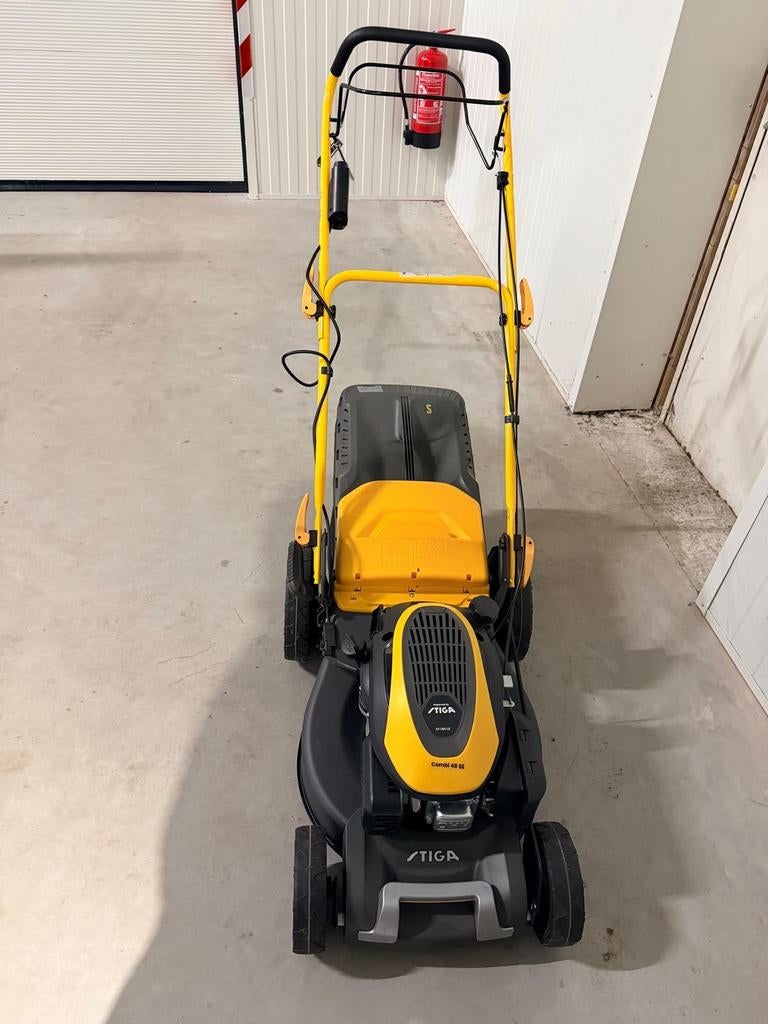 STIGA Benzine Grasmaaier Combi 48 SE, Ophalen, Cirkelmaaier, Nieuw, Benzine-grasmaaier