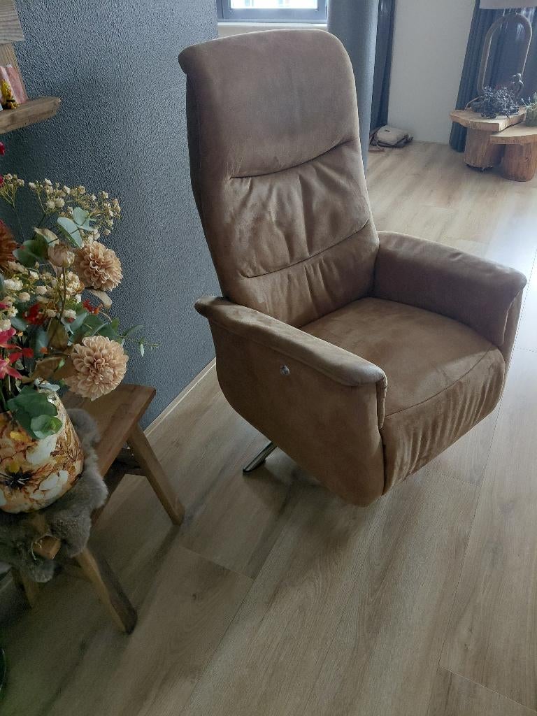 Relax  draai Fauteuil, Huis en Inrichting, Fauteuils, Ophalen, Minder dan 75 cm, Zo goed als nieuw, Stof