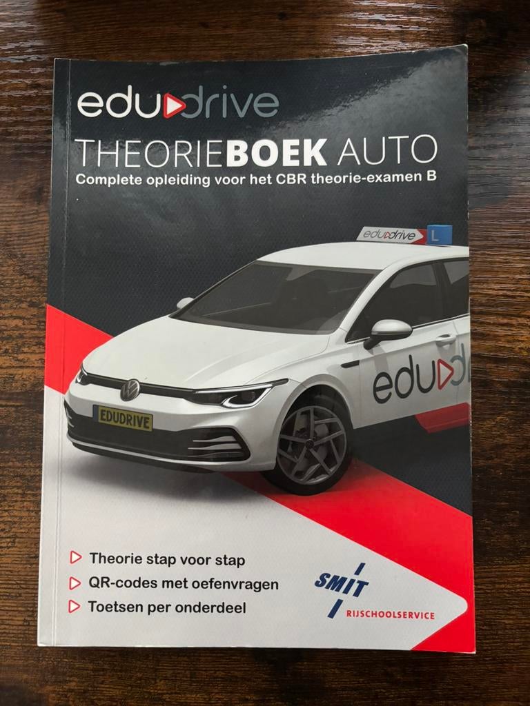 EduDrive Theorieboek Auto, Ophalen of Verzenden, Zo goed als nieuw, Algemeen