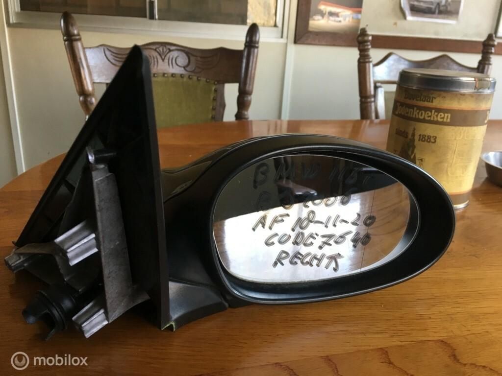 Buitenspiegel  rechts BMW 1-serie E87/E81 ('04-'12), Gebruikt, Ophalen of Verzenden