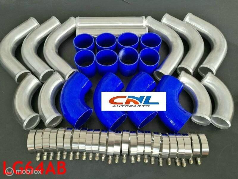 2.5 64mm Intercooler Pipe Piping Kit w/ Silicone Clamp, Auto-onderdelen, Nieuw, Ophalen of Verzenden
