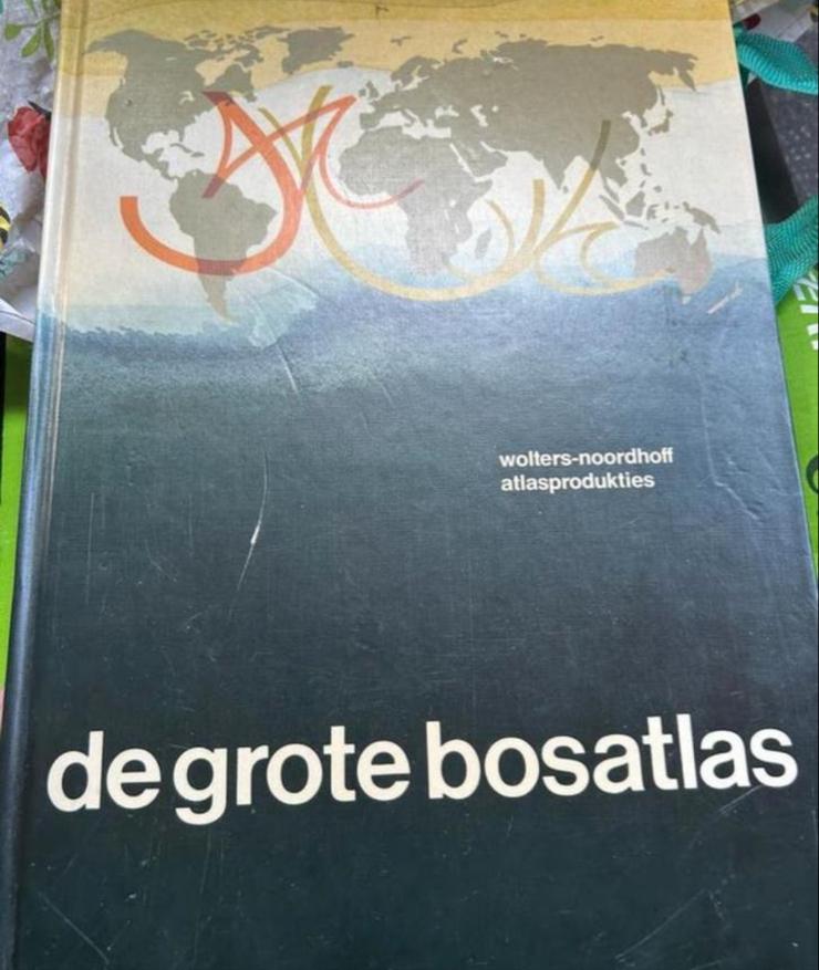 De Grote Bosatlas - Wolters-Noordhoff Atlasprodukties (1981), Ophalen of Verzenden, Gelezen, Wereld, Bosatlas
