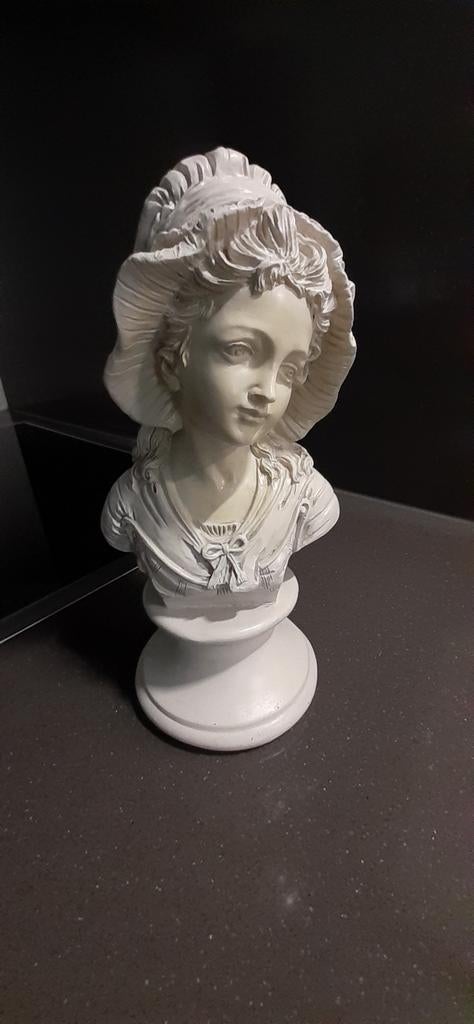 Buste van een meisje met hoed, Ophalen of Verzenden