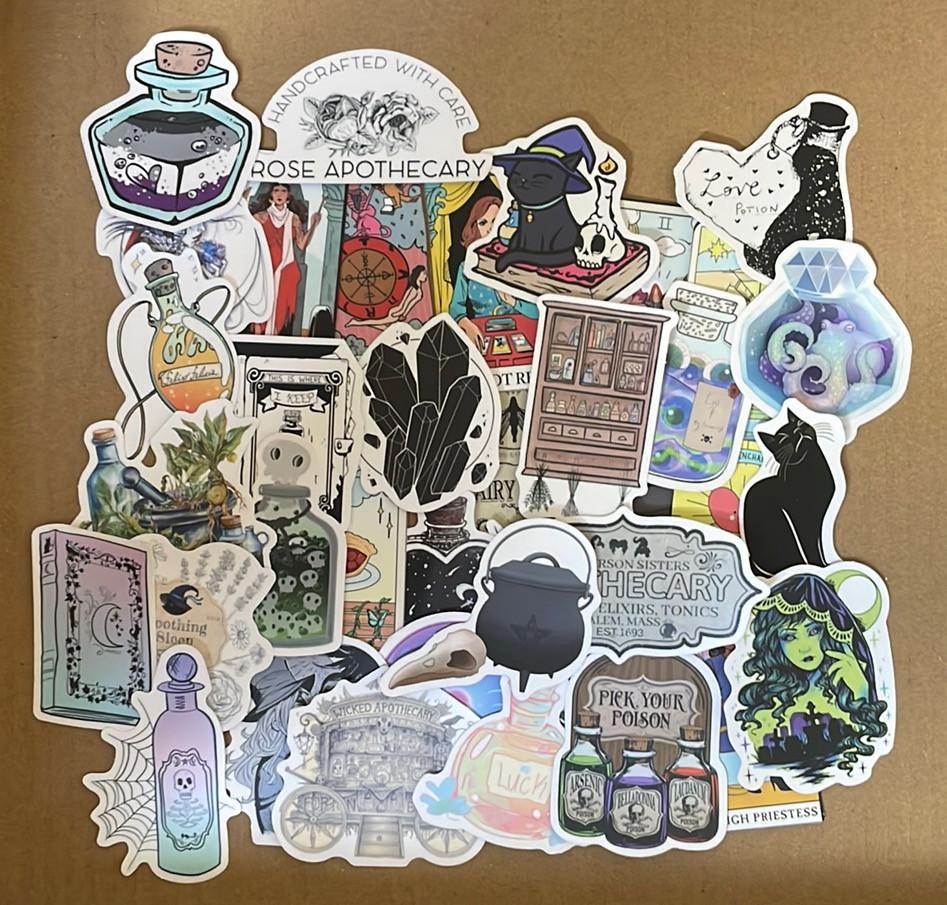 Witchy stickers, Verzenden, Nieuw, Meerdere stickers