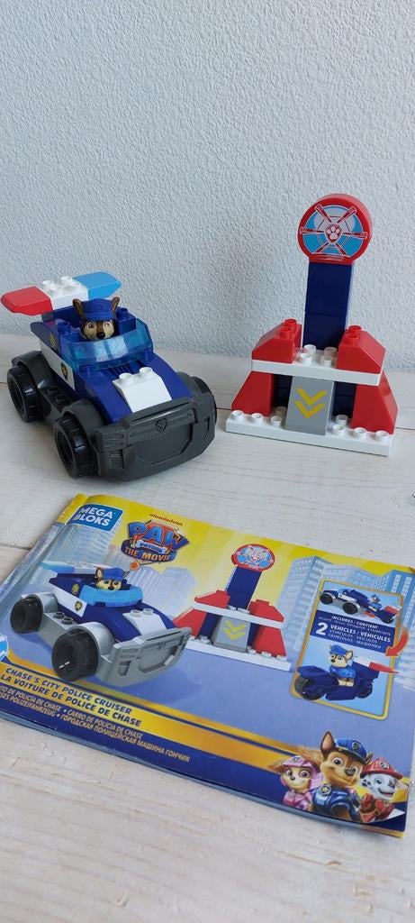 Mega bloks paw patrol Chase €10, Ophalen of Verzenden