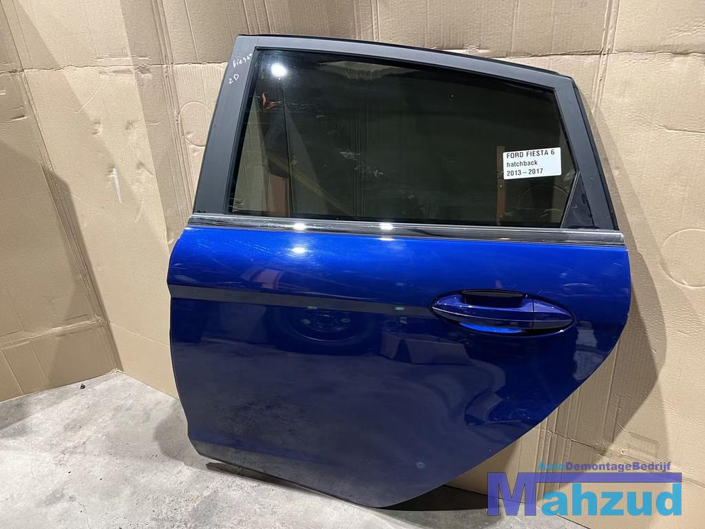 FORD FIESTA 6 HATCHBACK Blauw links achter deur 2013-2017, Auto-onderdelen, Gebruikt, Deur, Info@ford.com, Ophalen of Verzenden