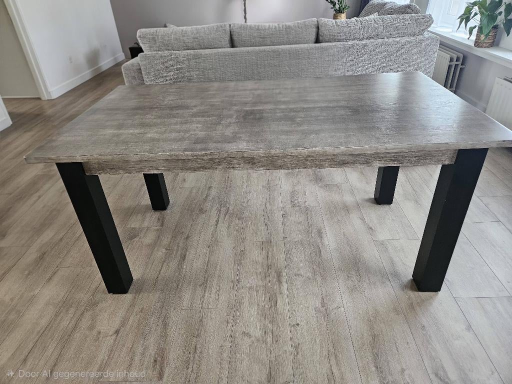 Eettafel, Huis en Inrichting, Tafels | Eettafels, Ophalen, Gebruikt, 50 tot 100 cm, 150 tot 200 cm