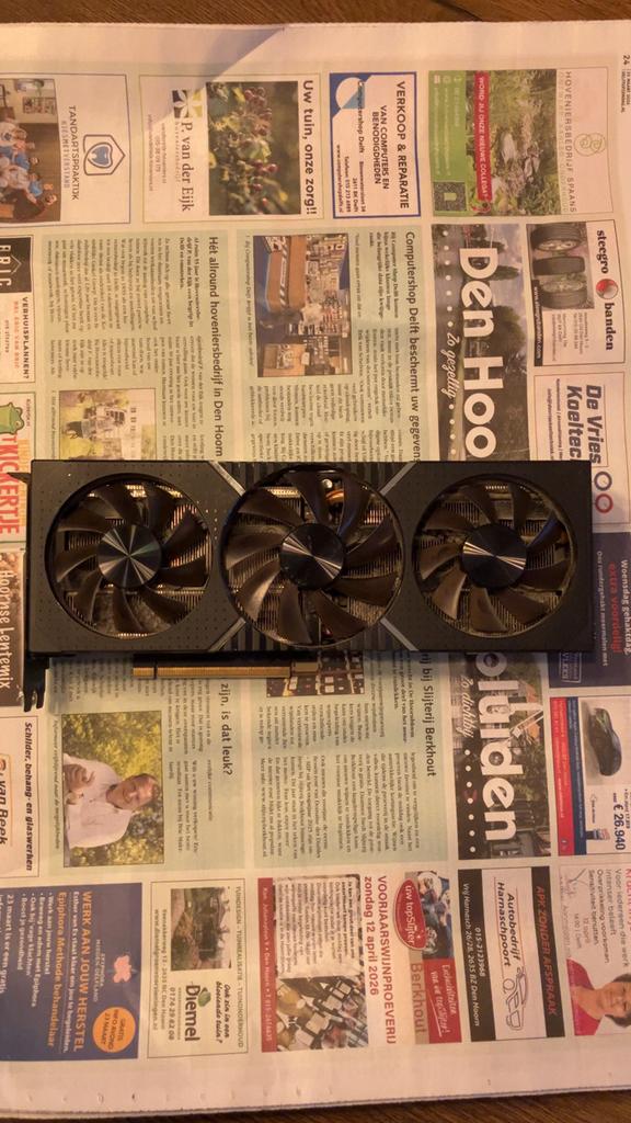 NVIDIA GeForce RTX 3090 HP OEM videokaart, Computers en Software, Videokaarten, Ophalen, GDDR6, PCI-Express 4, Zo goed als nieuw