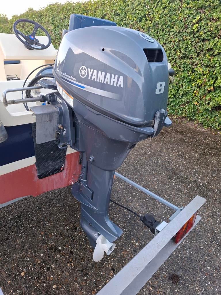 Yamaha 8 pk 4 takt buitenboordmotor langstaart, Ophalen of Verzenden, Benzine, 5 tot 10 pk