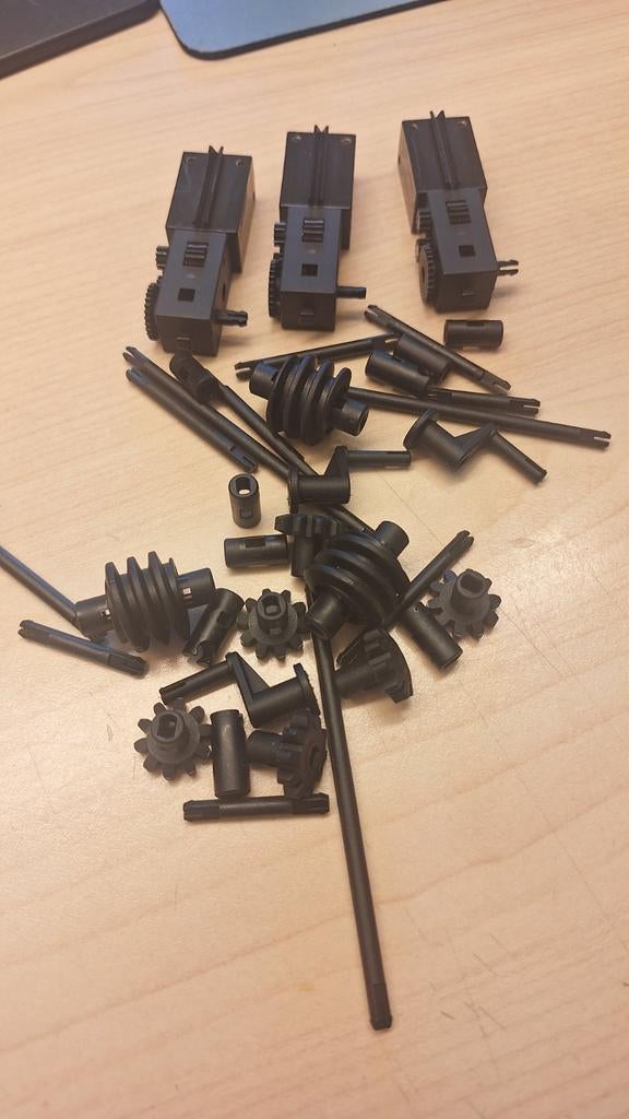 Fischertechnik 3x XS motorset met toebehoren, Ophalen of Verzenden