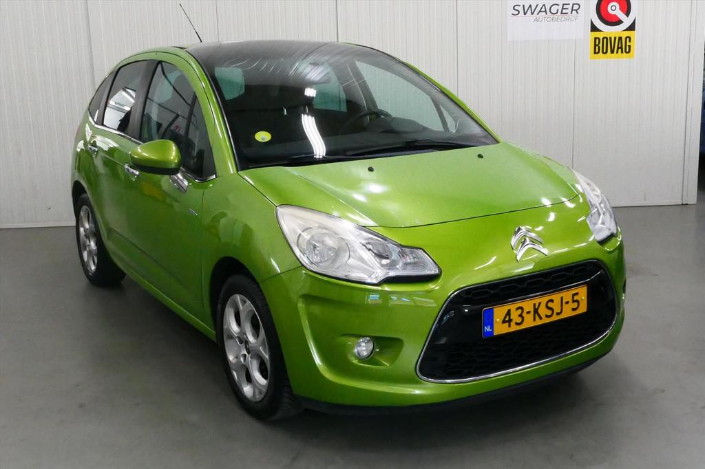CITROEN C3 1.6 VTi 120pk. Exclusive (trekhaak), Parkeersensor, Euro 5, Stof, Zwart