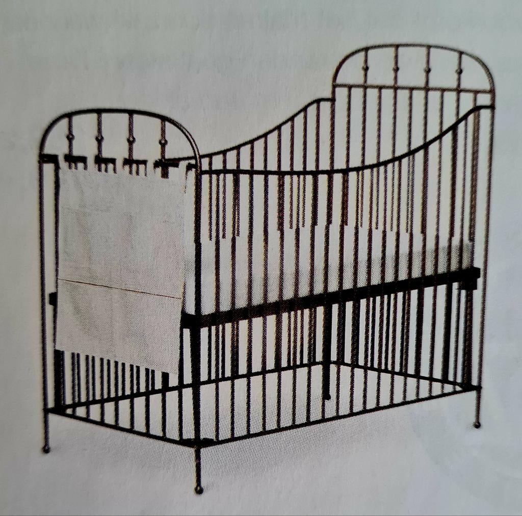 Smeedijzeren babybedje van Double You incl matras, Kinderen en Baby's, Babywiegjes en Ledikanten, Ophalen