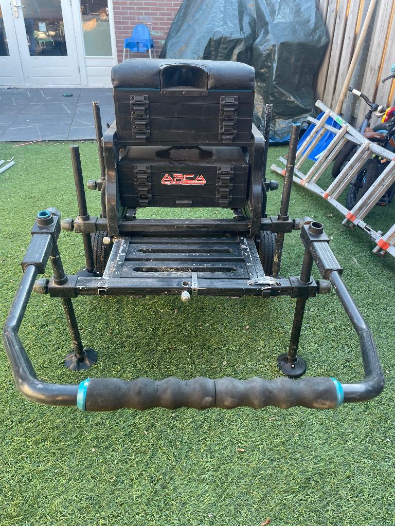 visstation, viskoffer, visstoel incl. Transport, Ophalen, Gebruikt, Overige typen