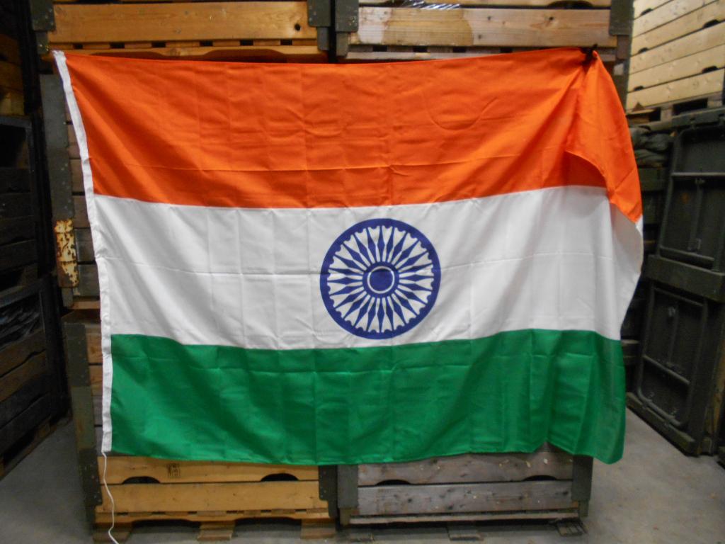 Scheepsvlag Shipmate vlag India Ca 115x180 cm, Diversen, Vlaggen en Wimpels, Zo goed als nieuw, Ophalen of Verzenden