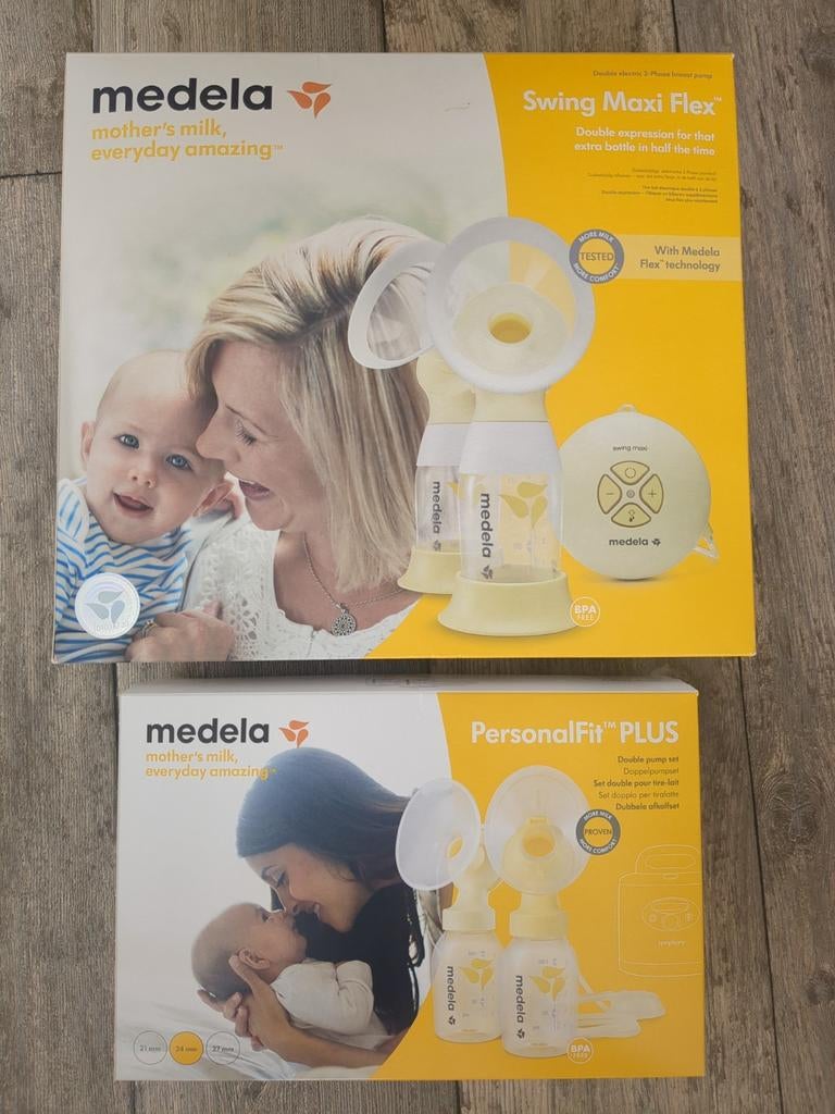 Medela Swing Maxi Flex borstkolf met extra set 24 mm, Ophalen of Verzenden