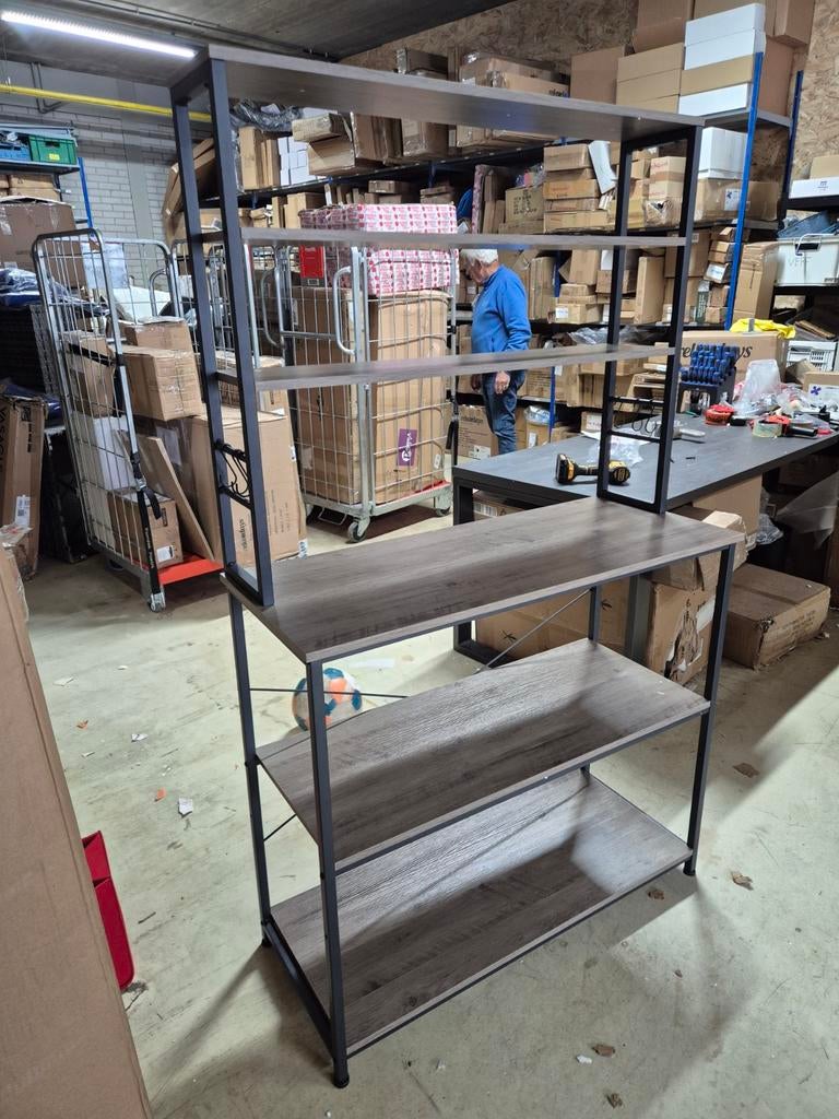 Nieuw Songmics Keukenrek - 170x100x40 cm - Oven/Magnetron, Huis en Inrichting, Keuken | Keukenbenodigdheden, Ophalen of Verzenden